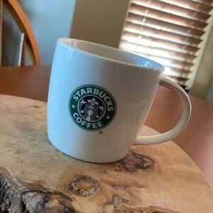 Starbucks Coffee Mug Cup White Green Siren Logo 08